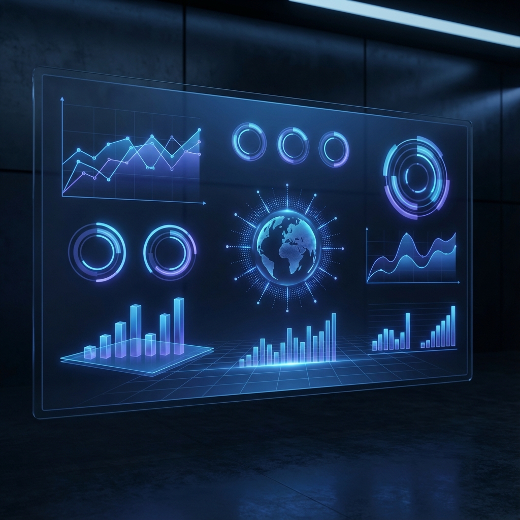 Soluciones de IA empresariales - Dashboard de análisis de datos
