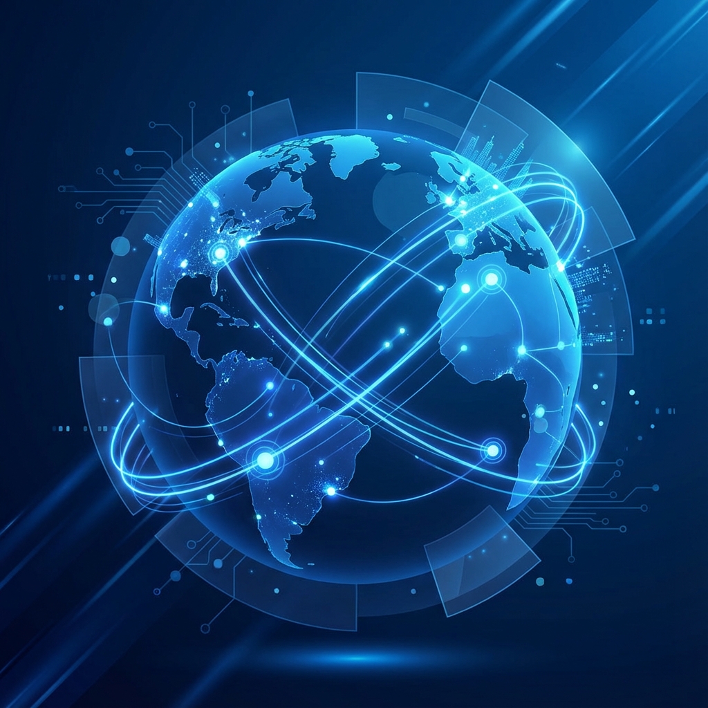 Conectividad global - Red de negocios internacionales